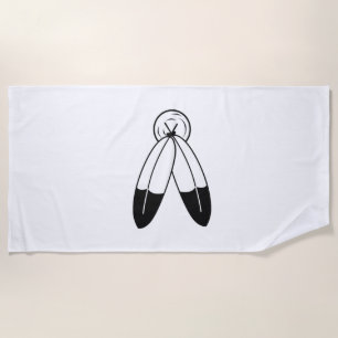 Two-Spirit Flag Beach Towel