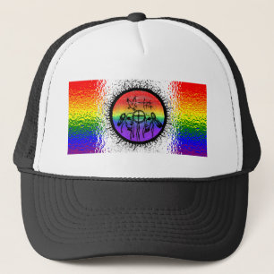 Two Spirit Flag Glass Design Trucker Hat