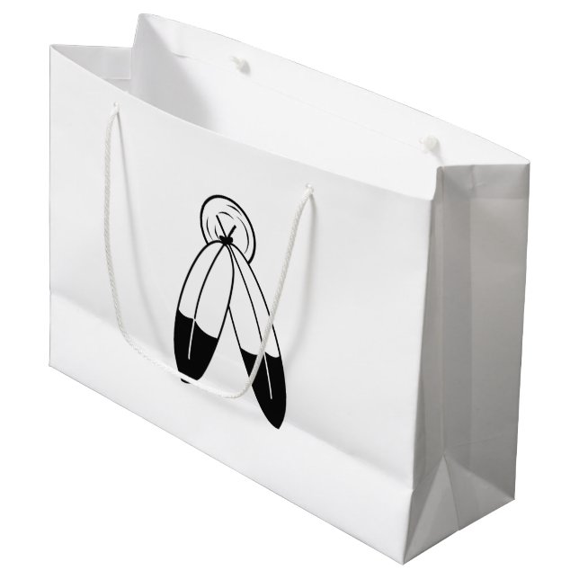 Two-Spirit Flag Large Gift Bag (Front Angled)