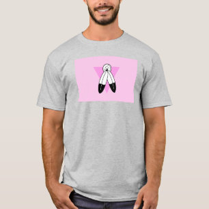 Two-Spirit Pink Triangle Flag T-Shirt