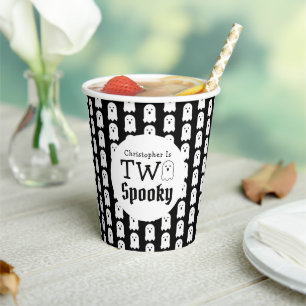 Two Spooky 2nd Birthday Paper Cups