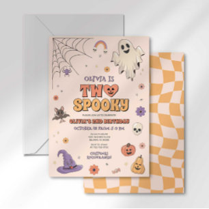 Two Spooky Birthday Invitation