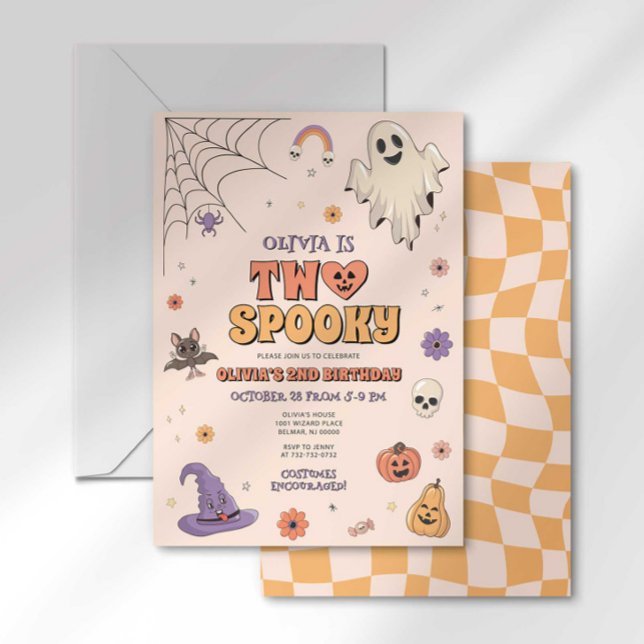 Two Spooky Birthday Invitation (Creator Uploaded)