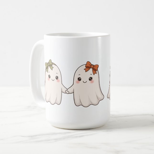 Two Spooky Coffee Mug (Front Left)