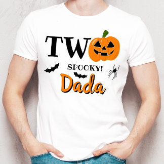 Two Spooky Dada Halloween 2nd Birthday T-Shirt