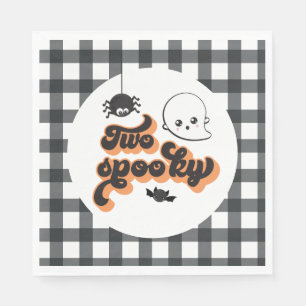 Two Spooky Halloween 2nd Birthday Napkin