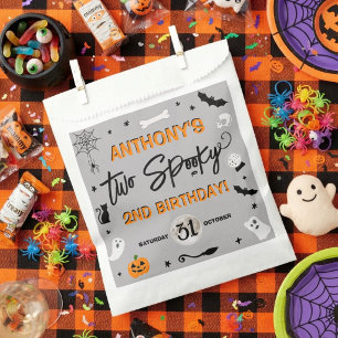 Two Spooky! Halloween 2nd Birthday Party Favour Bag