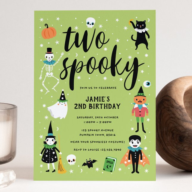 Two Spooky Halloween Invitation (Creator Uploaded)