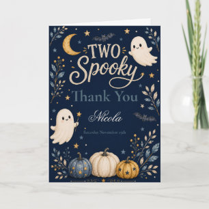 Two Spooky Thank You Card