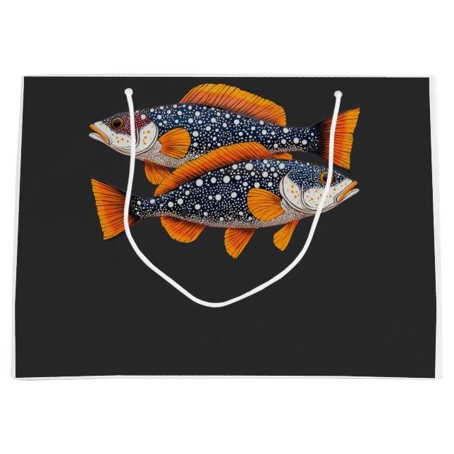 Two spotted fish large gift bag (Front)