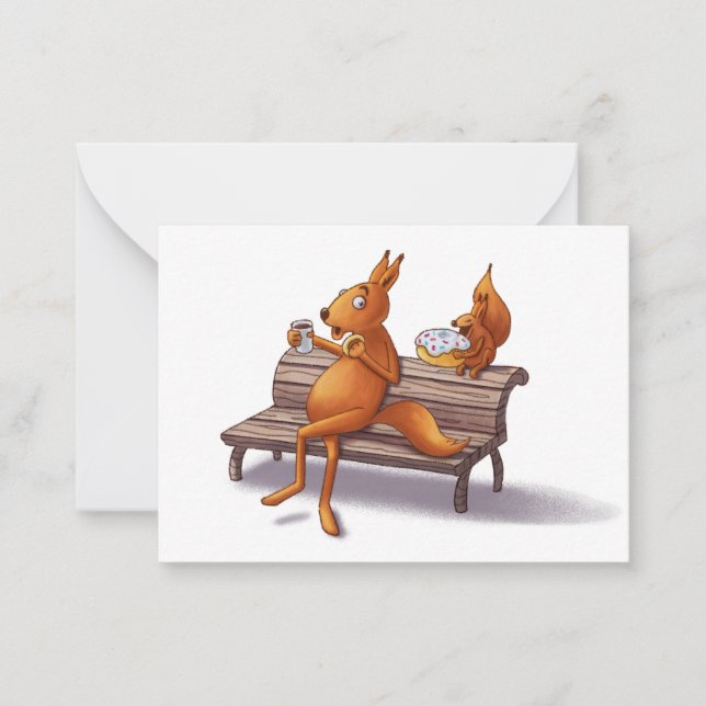 Two Squirrels Card (Front)