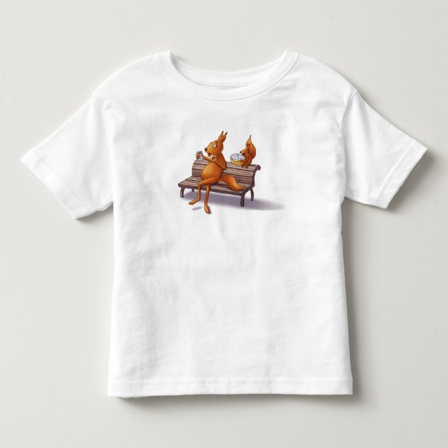 Two Squirrels Toddler T-Shirt (Front)