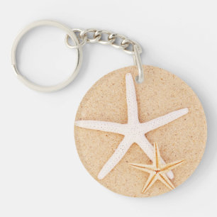 Two Starfish Acrylic Keychain