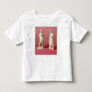 Two statues of standing women from Tanagra Toddler T-Shirt