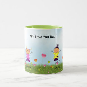Two Stick Girls Father's Day Mug