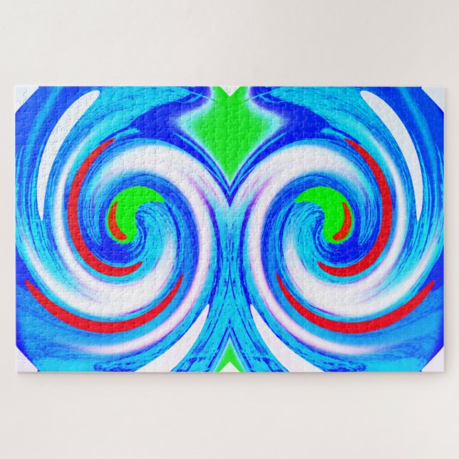 Two storms art jigsaw puzzle (Horizontal)