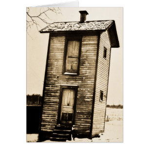 Two Story Outhouse - VIntage