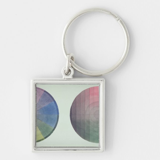 Two studies of cross and longitudinal section key ring (Front)