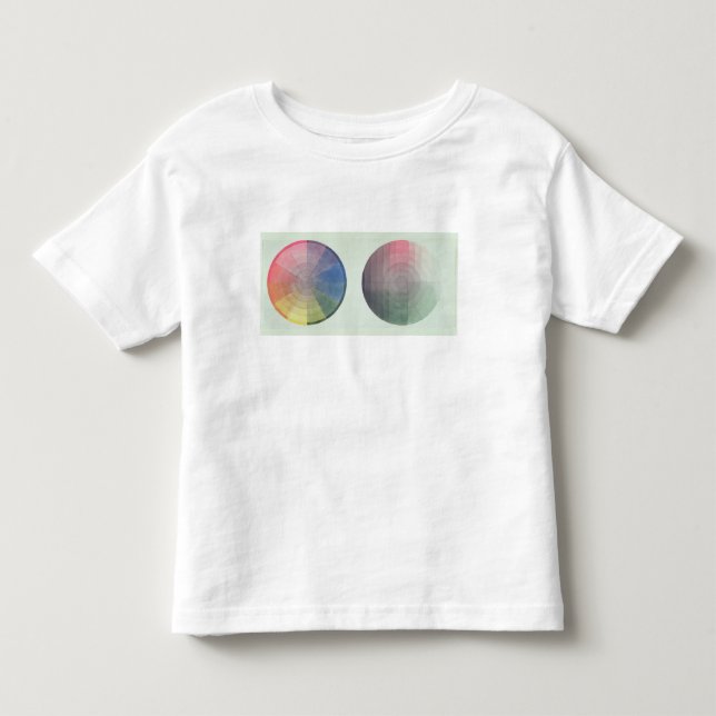 Two studies of cross and longitudinal section toddler T-Shirt (Front)