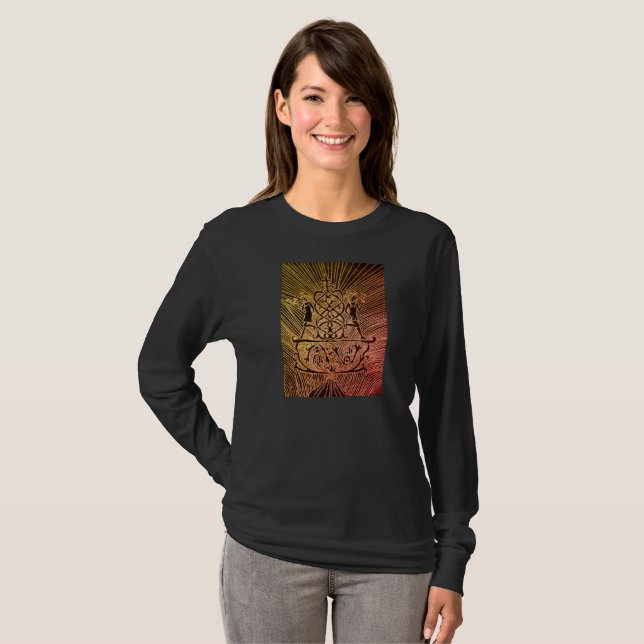 Two stylised human profiles  T-Shirt (Front Full)