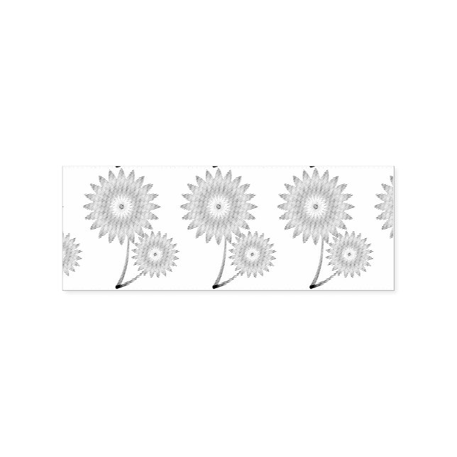 Two Sunflower Plant Thunder_Cove Rubber Stamp (Imprint)
