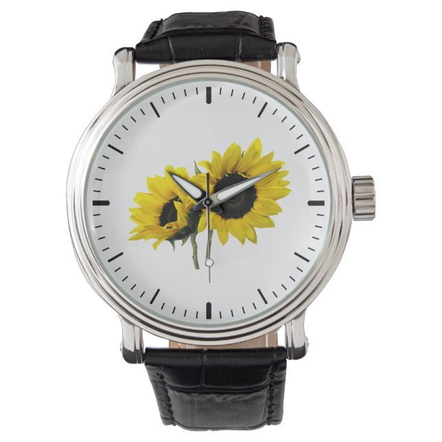 Two Sunflowers Watch (Front)