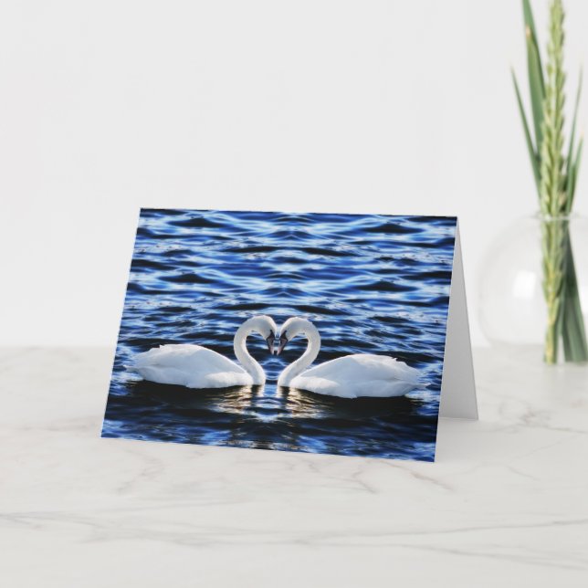 Two swans card (Front)