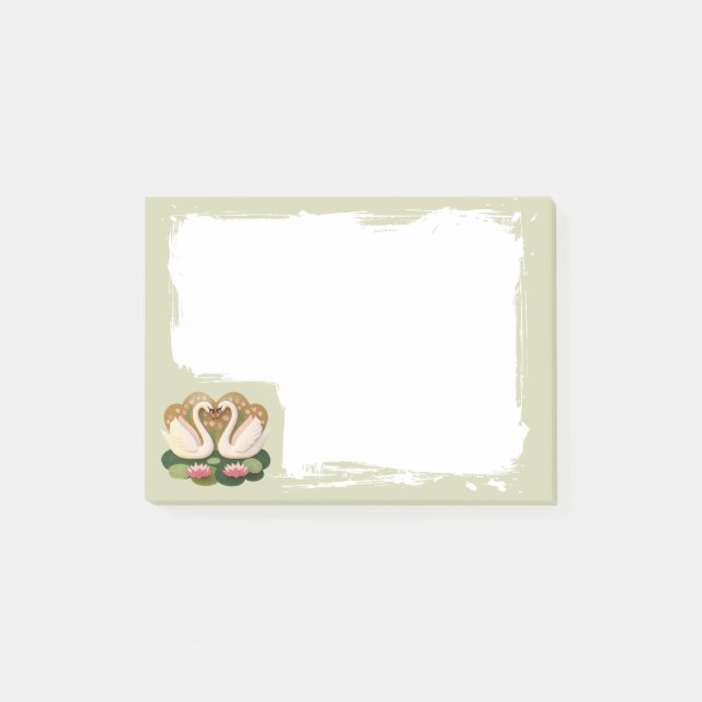 Two Swans Post-it Notes (Front)