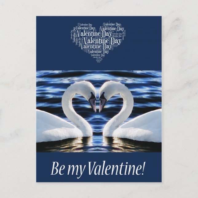 Two swans postcard (Front)