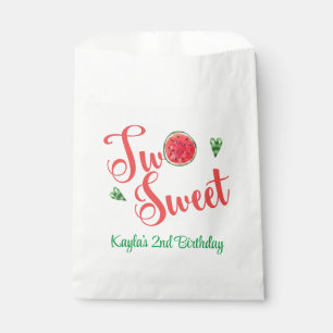 Two Sweet 2nd Birthday Favour Bag