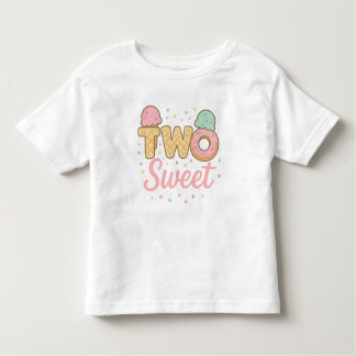 TWO SWEET - 2nd Birthday T-Shirt for Toddlers 