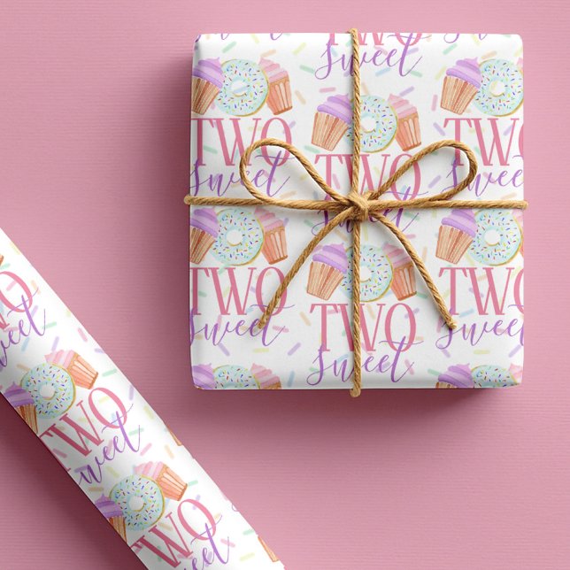 TWO Sweet 2nd Birthday Wrapping Paper (Creator Uploaded)