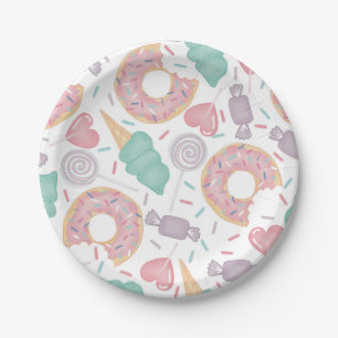 Two Sweet Birthday Party Paper Plate