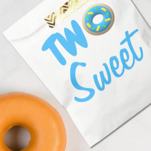 Two Sweet Doughnut 2nd Birthday Favour Bag
