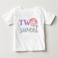 Two Sweet Doughnut Girl Second Birthday Outfit