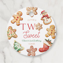 Two Sweet Gingerbread Cookie 2nd Birthday Party
