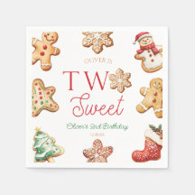Two Sweet Gingerbread Cookie 2nd Birthday Party