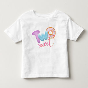 Two sweet Girl Doughnut Theme Cute Baby Bodysuit