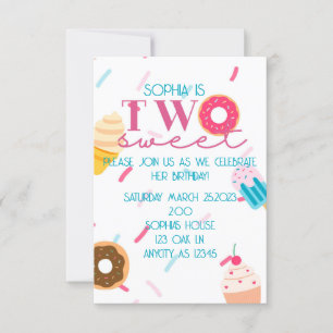 TWO sweet Invitation