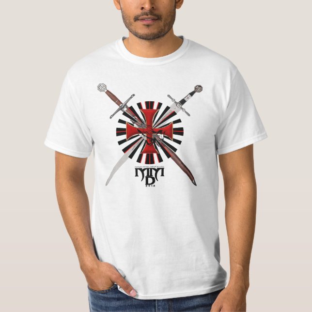 Two swords with cross T-Shirt (Front)