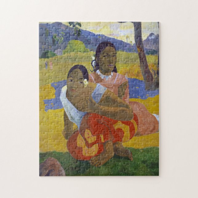 Two Tahitian Women, Gauguin Jigsaw Puzzle (Vertical)