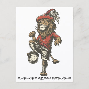 Two‑Tailed Lion Striker Postcard