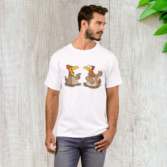 Two Talking Chickens T-Shirt (Creator Uploaded)