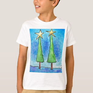 Two Tall Christmas Trees T-Shirt