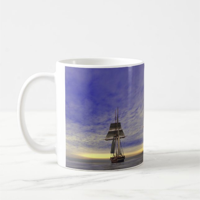 Two Tallships Coffee Mug (Left)