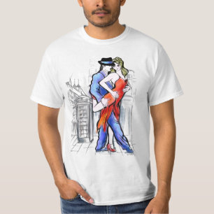 Two Tangueros in London Tango T-Shirt
