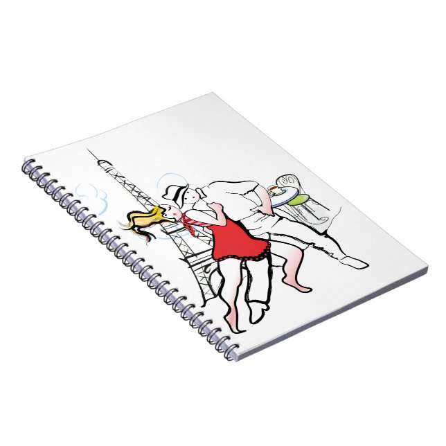 Two Tangueros in Paris Notebook (Right Side)