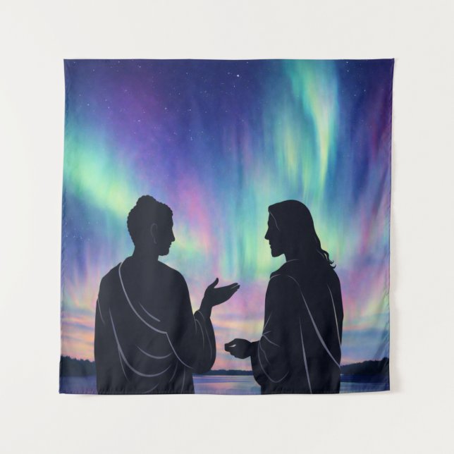 Two Teachers, One Silence Tapestry (Front)