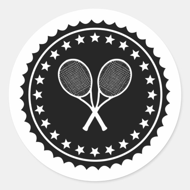 two tennis racquet  w stars label (Front)