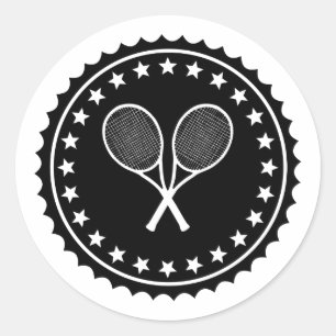 two tennis racquet w stars label